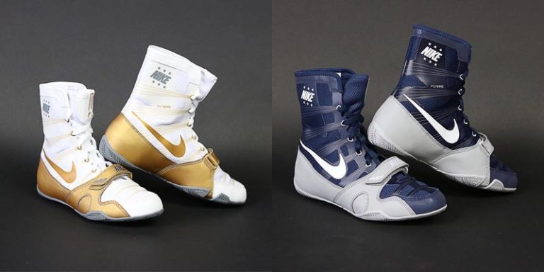 black and gold nike boxing boots